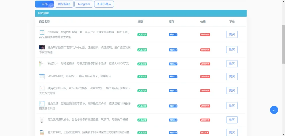 独角数卡2.0.6，游客购买，注册登录购买，代理充值提现，推广返佣，代理等级批发价，自选卡密等等强大功能-无名博客