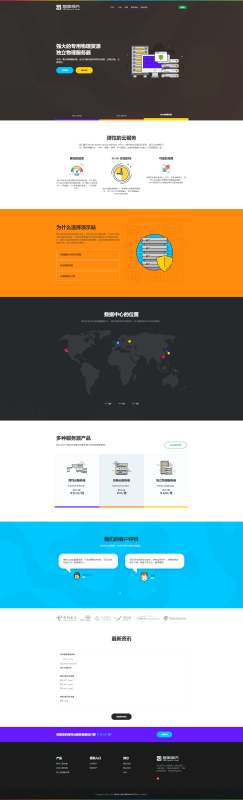 魔方财务飞花一号模版-无名博客