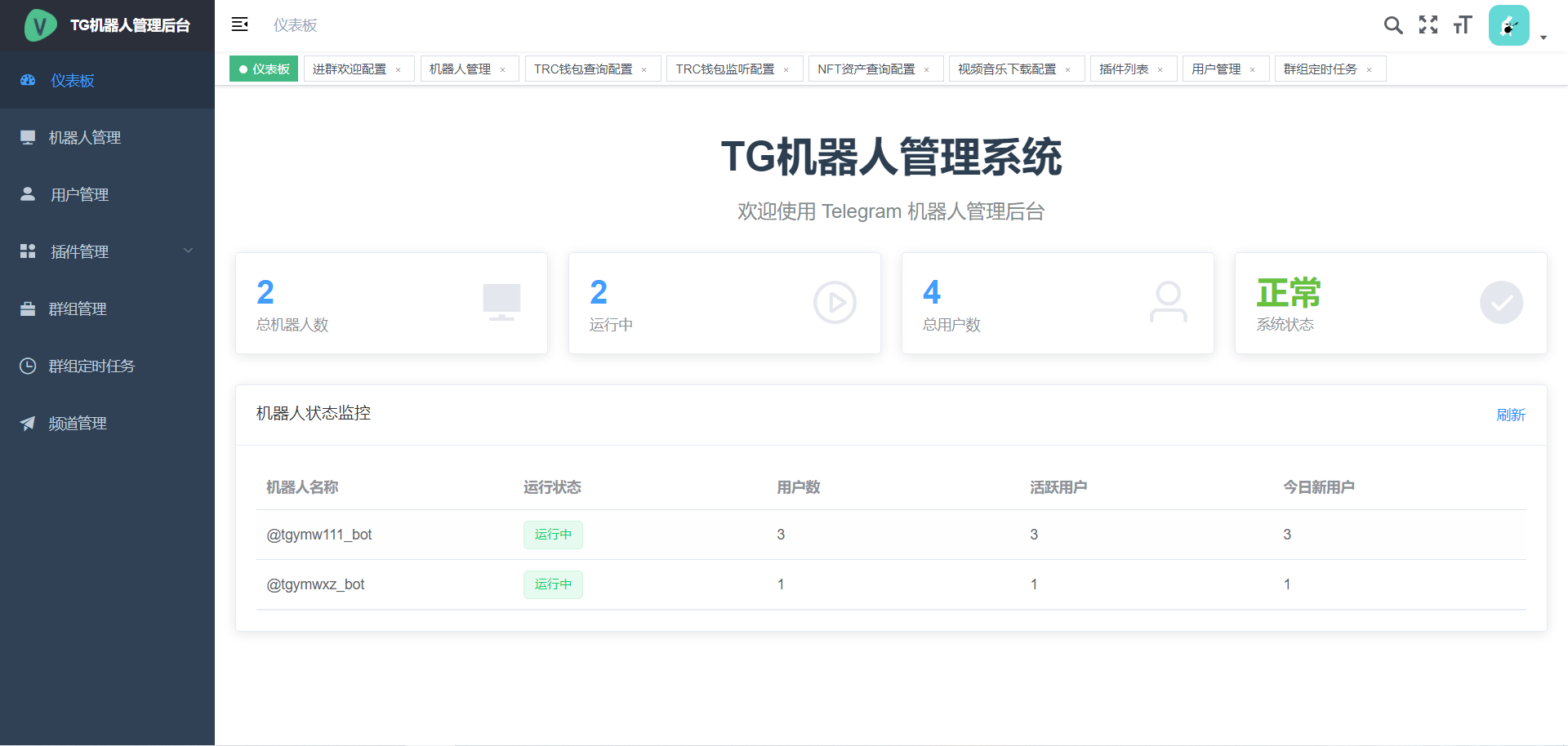 【全网首发】TG多功能模块化机器人/Telegram多机器人支持/带视频搭建教程-无名博客